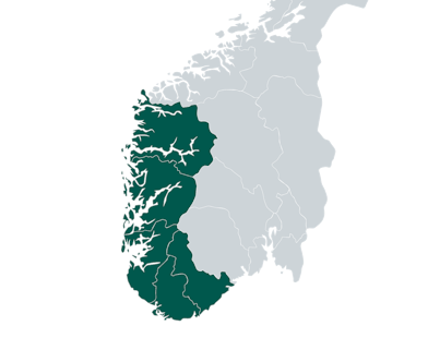 Kartoverlandet Vestlandet