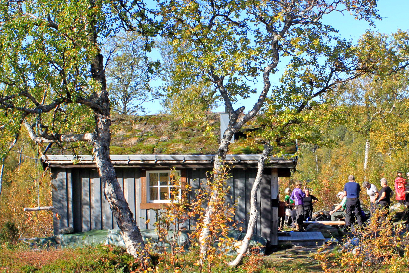 Klubbfjelltjønna - åpen bu på Helgeland