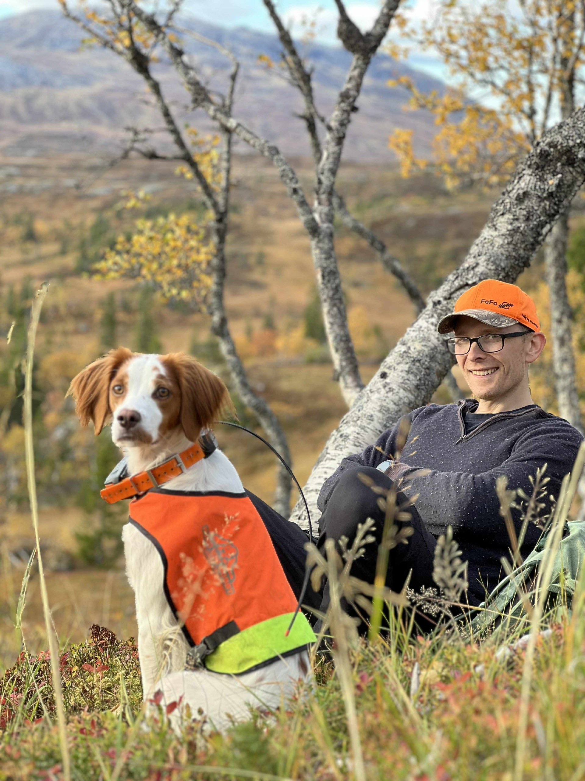 Marius Nilsen - pause med hunden