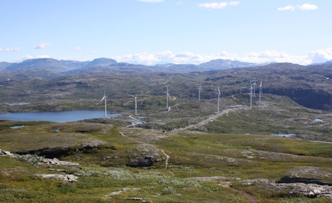 Vindmøller på Nygårdsfjellet i Narvik