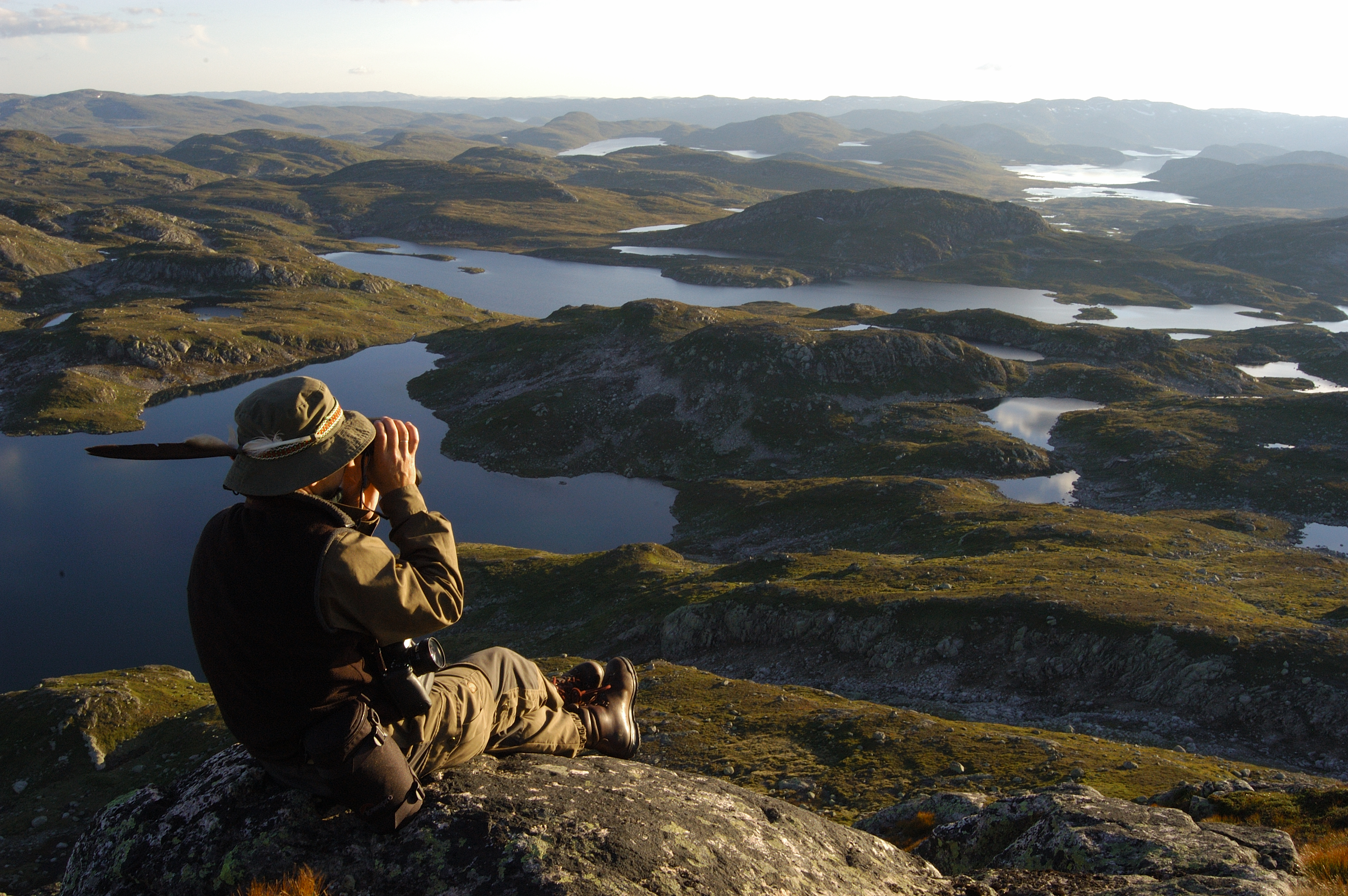 Utsikt over Nutevatn i Njardarheim