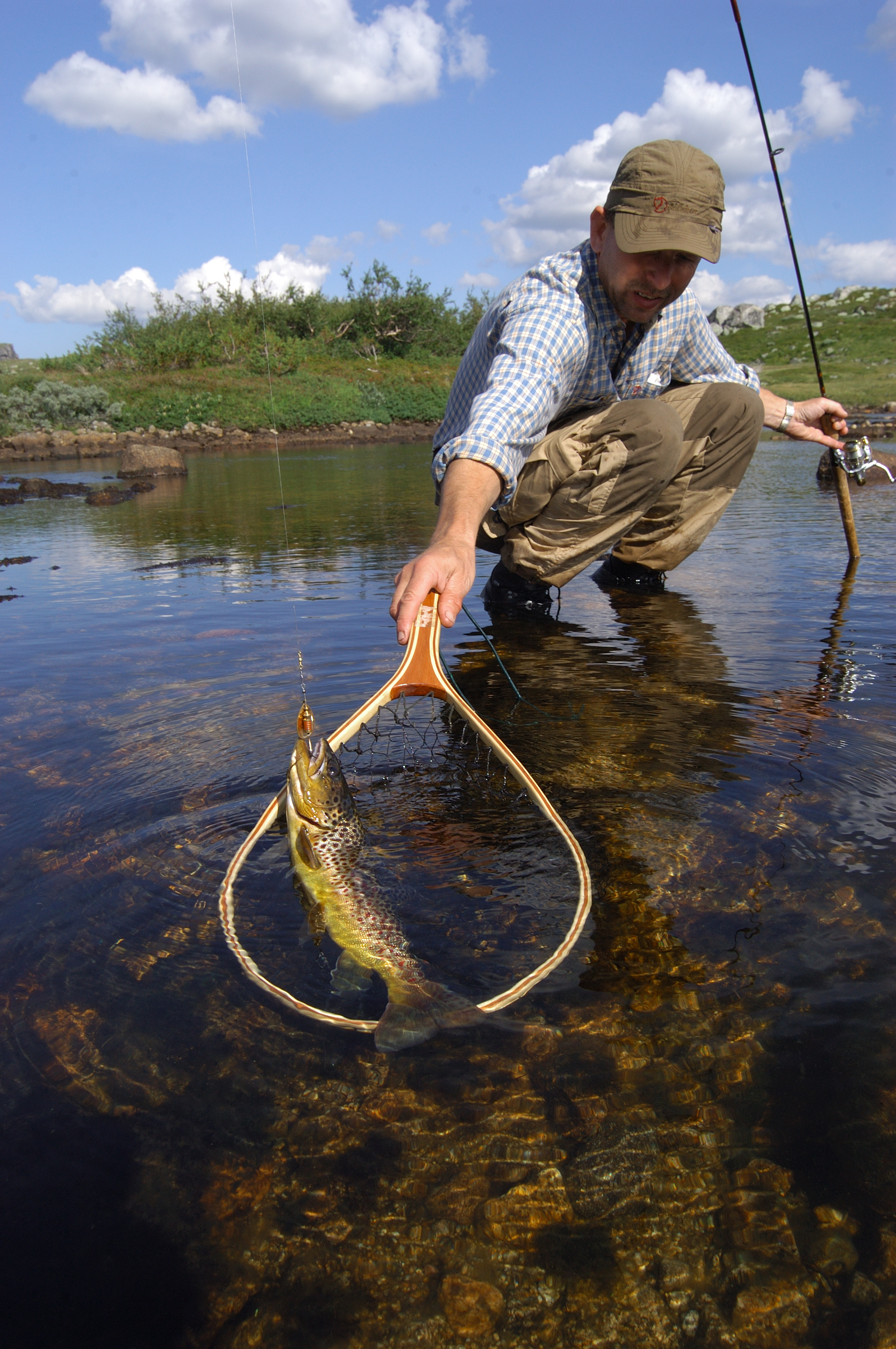 Fangst i Nutevatn i Njardarheim