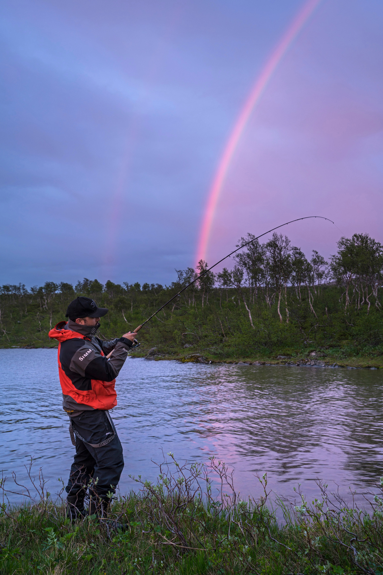 Bjørkvatnet i Limingen, Røyrvik - fisker