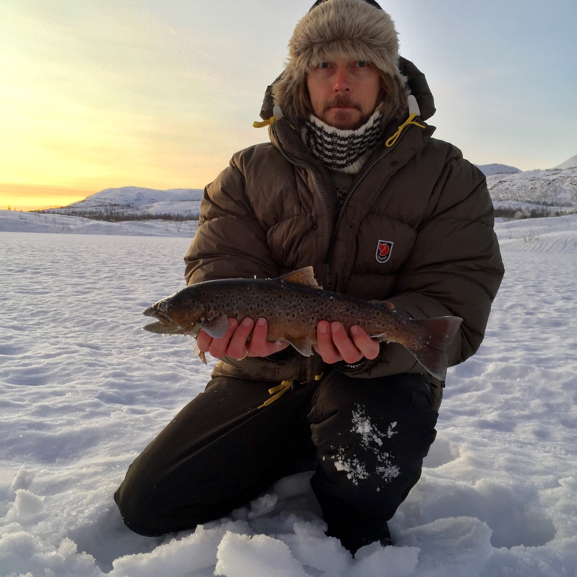 Sætervatnet i Sjunkhatten nasjonalpark
