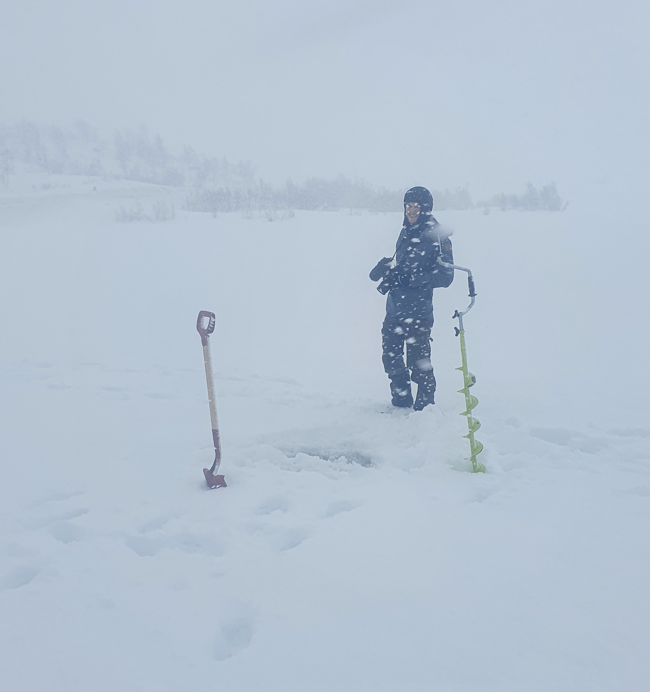 Isfiske er av og til for spesielt interesserte