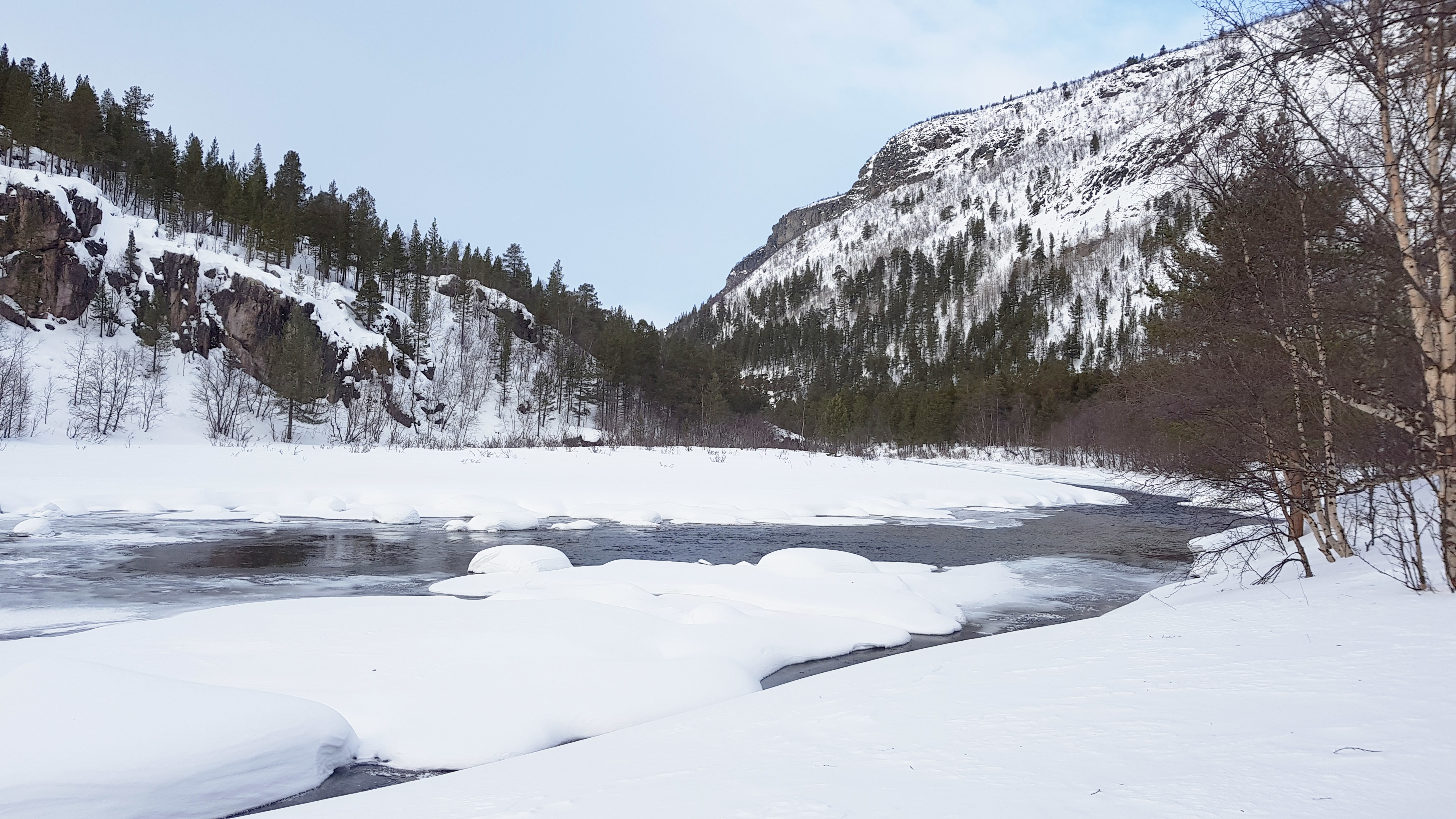 Øverfossen i Reisa nasjonalpark