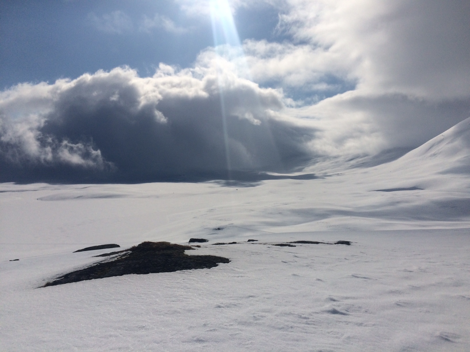 Det tetter seg til i Jengelskaret i Børgefjell nasjonalpark