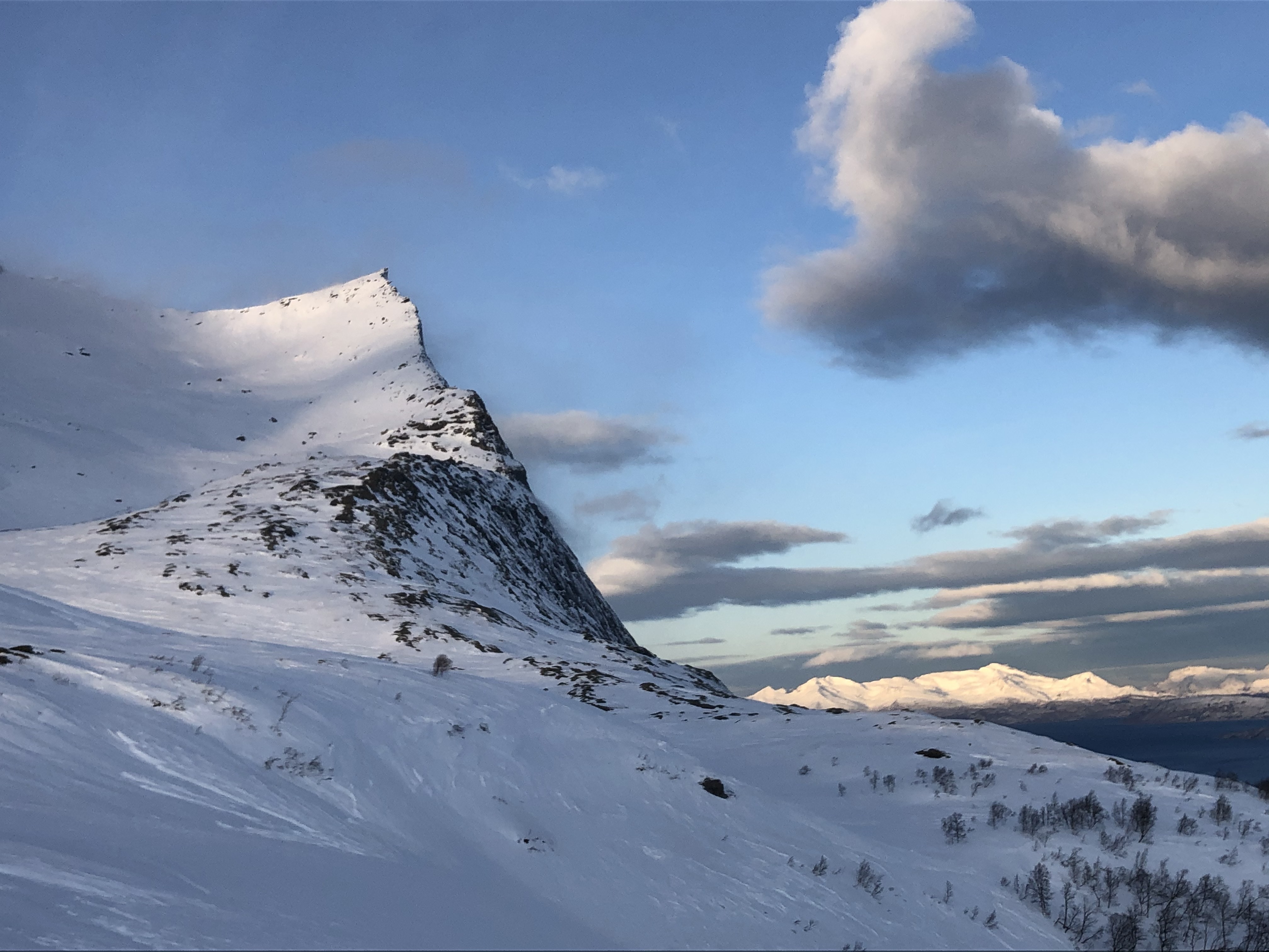 Korsviktind i Sjunkhatten nasjonalpark