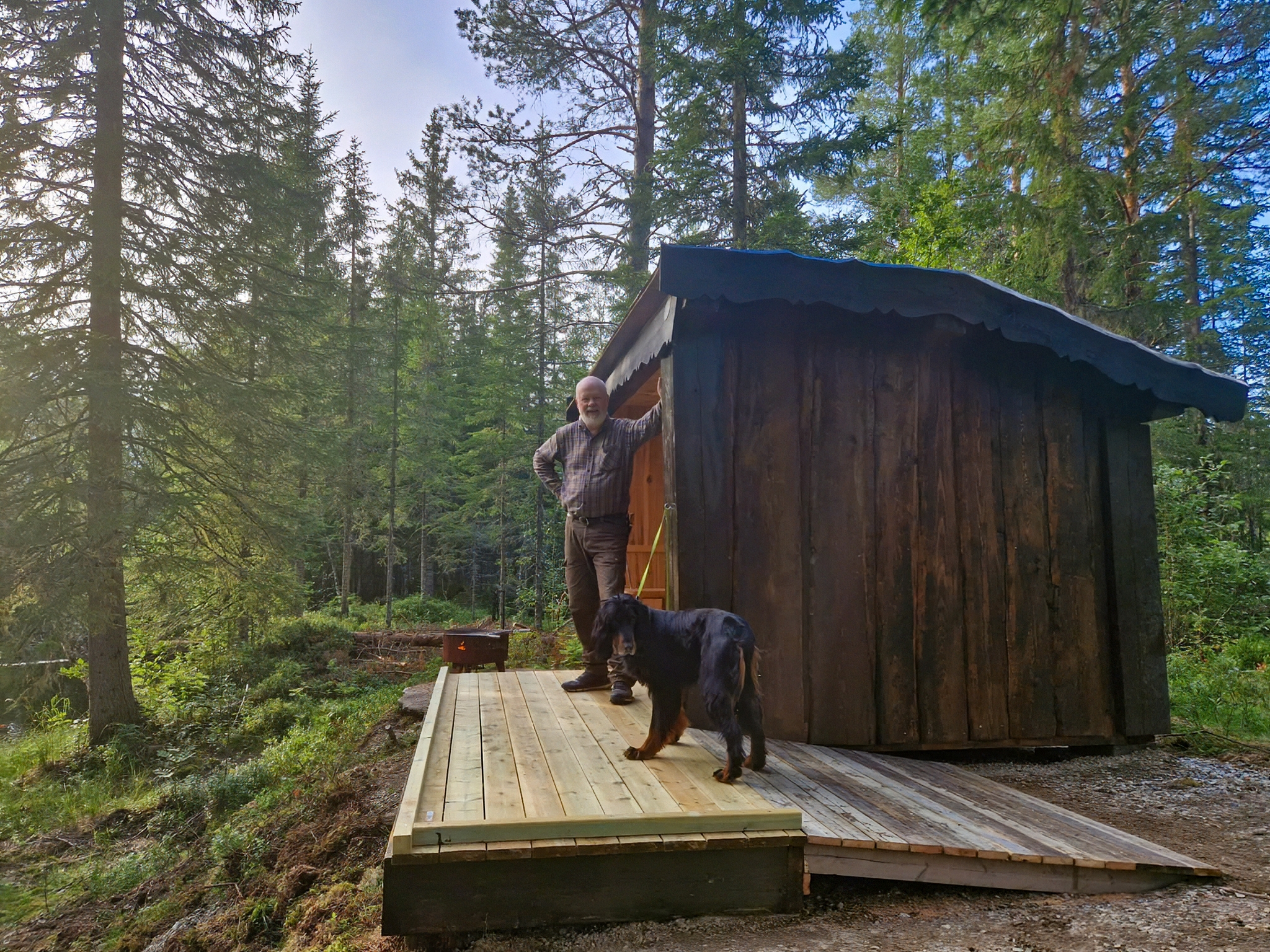 Gapahuk ved Skjula i Singsås statsallmenning