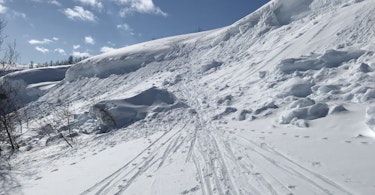 Annaskavelen i Sulitjelma - Her tar skiløpere tar en risiko