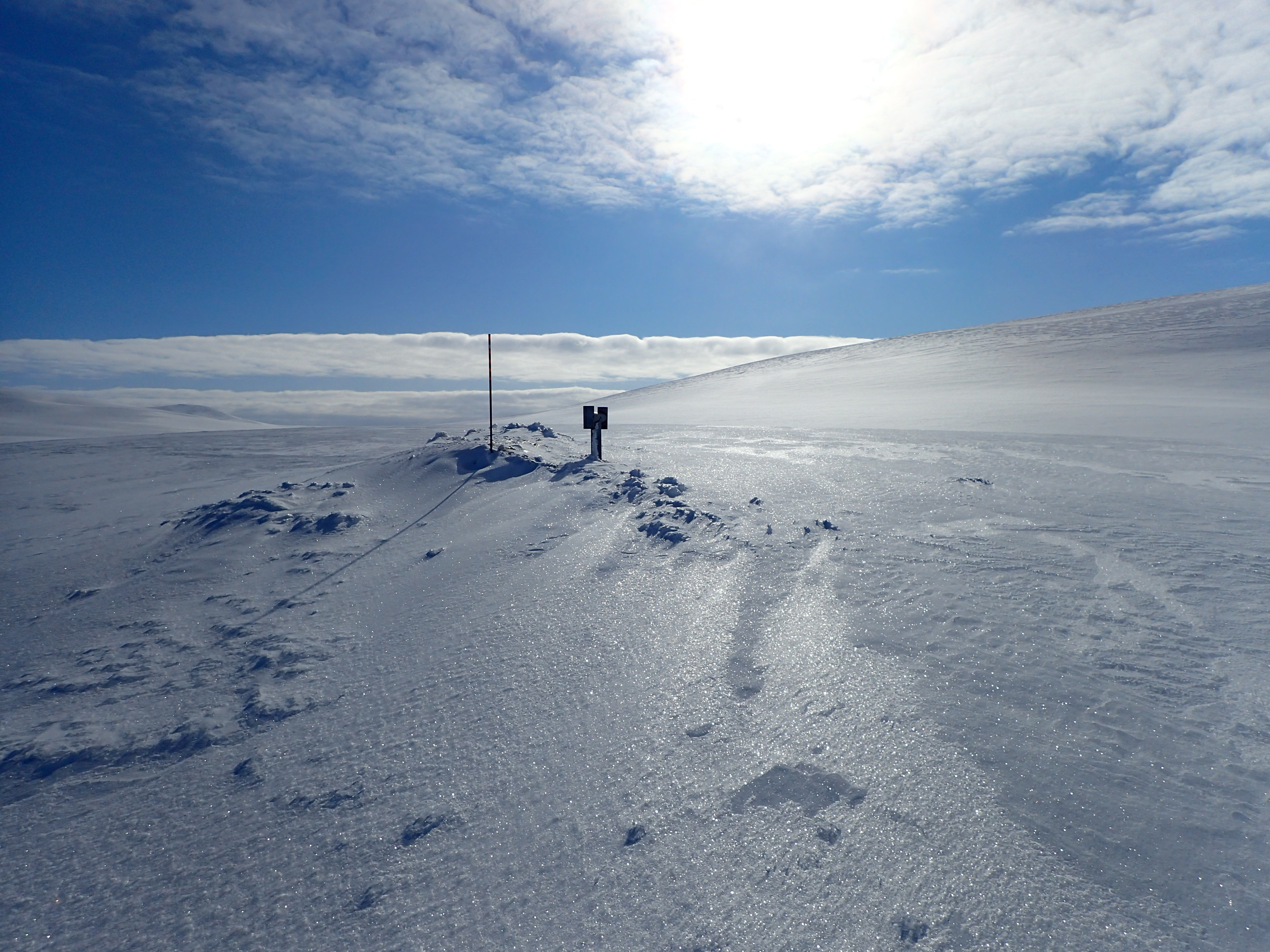 Corraskoia i Rana er nedsnødd