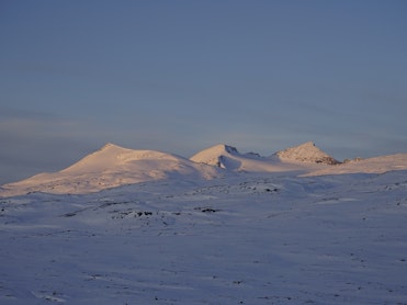 Is - og snøforhold i fjellet i Nordland og Troms 25. januar 2018