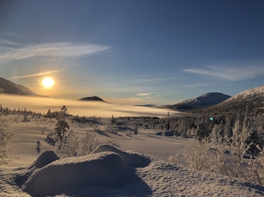 Is- og snøforholdene i fjellet i Nordland og Troms per 24. januar 2019