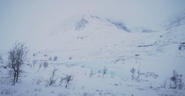Høgskardet i Troms - issvull og snøforhold