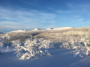 Is - og snøforhold i fjellet i Nordland og Troms 15. februar 2018