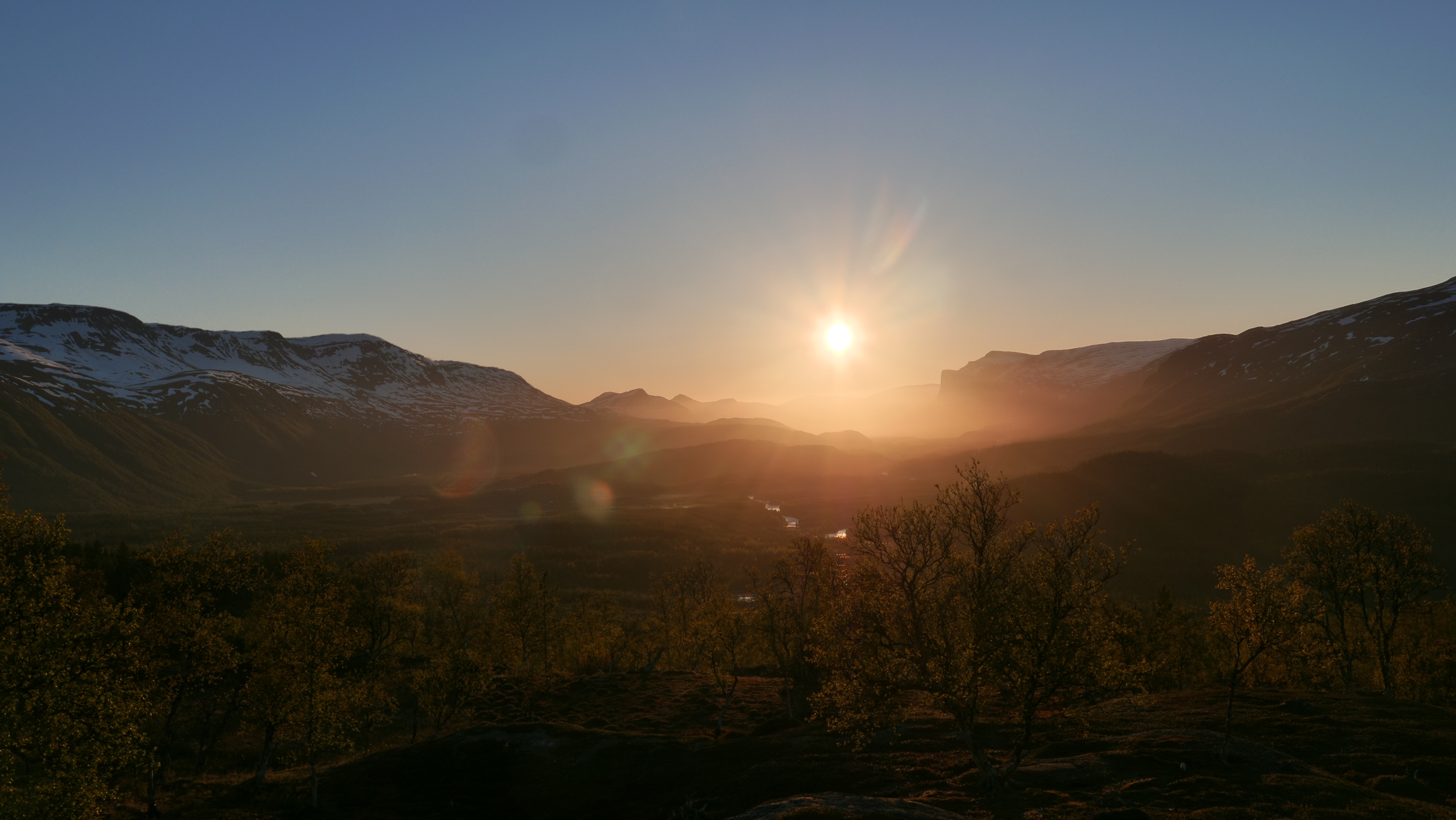 Vintersol i Reisadalen