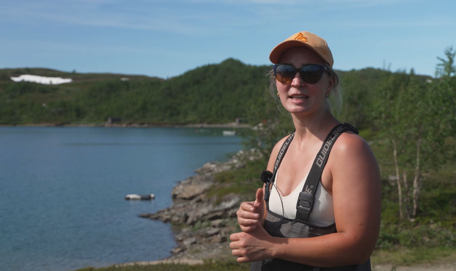 Hæge på elfiske i Balvatnet - Med naturen som arbeidsplass