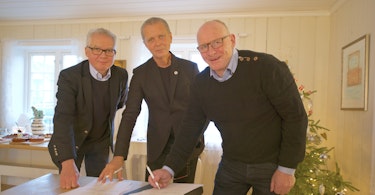Signering av samarbeidsavtale mellom DNT, Statskog og Fjellstyresambandet