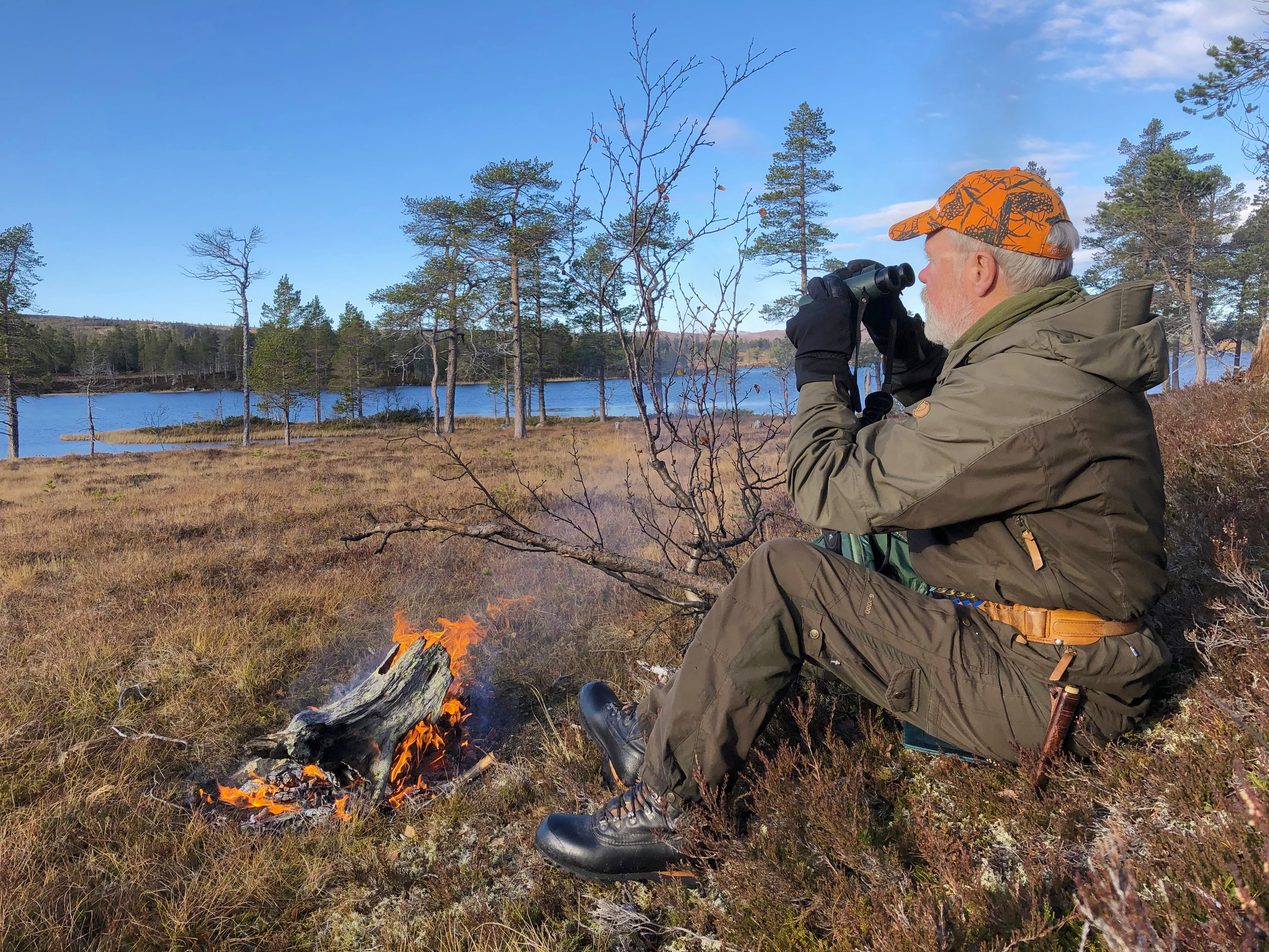 Hukkelvatna - jeger på utkikk