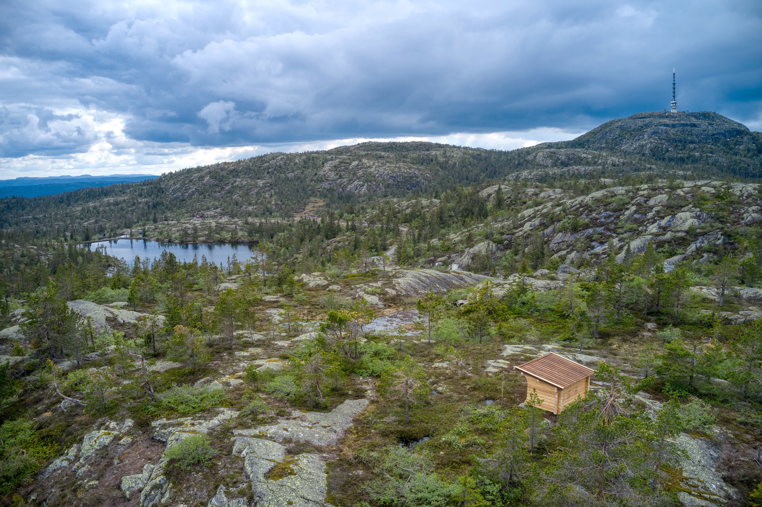 Gapahuk ikke langt fra Stordammen