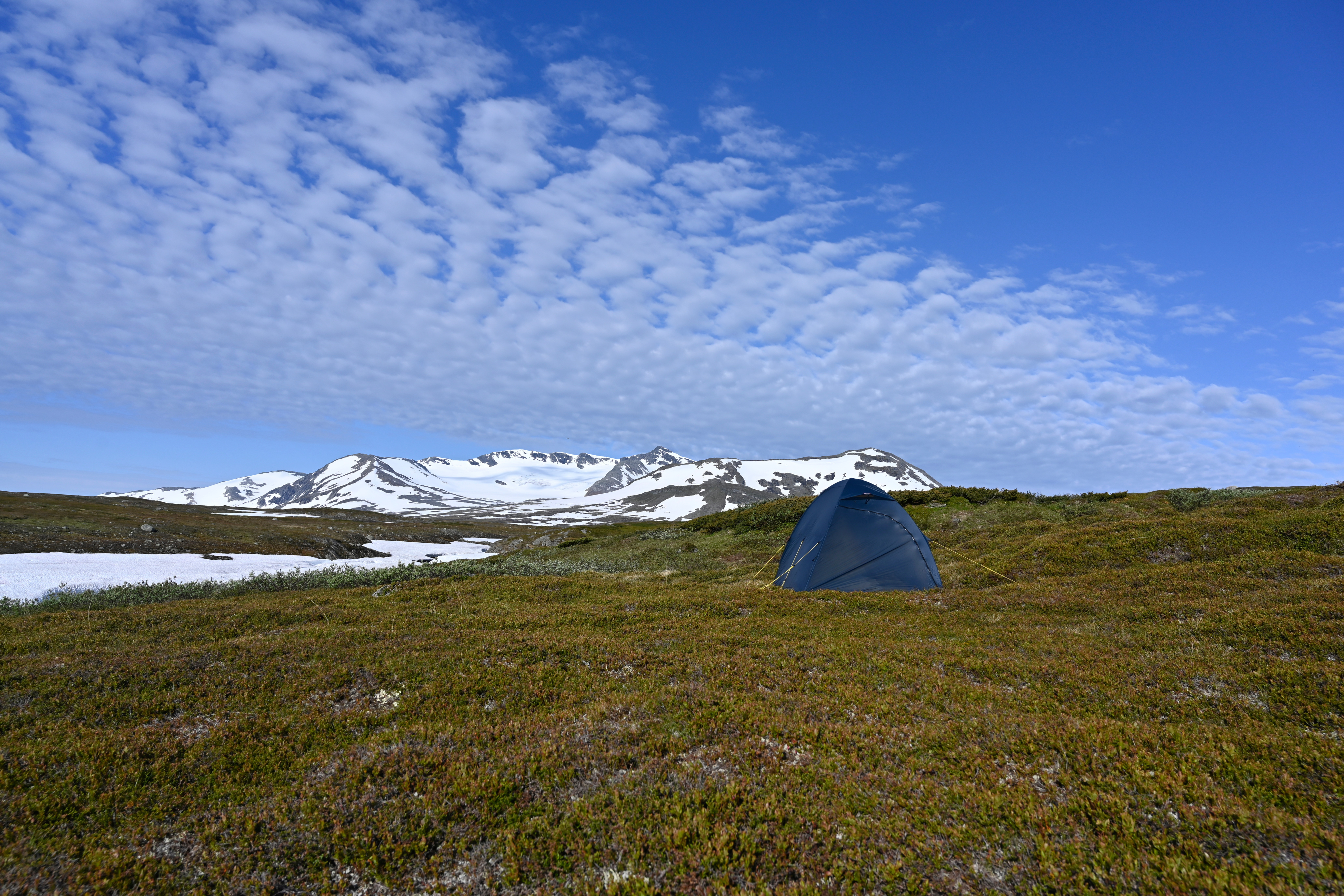 Telting i Børgefjell